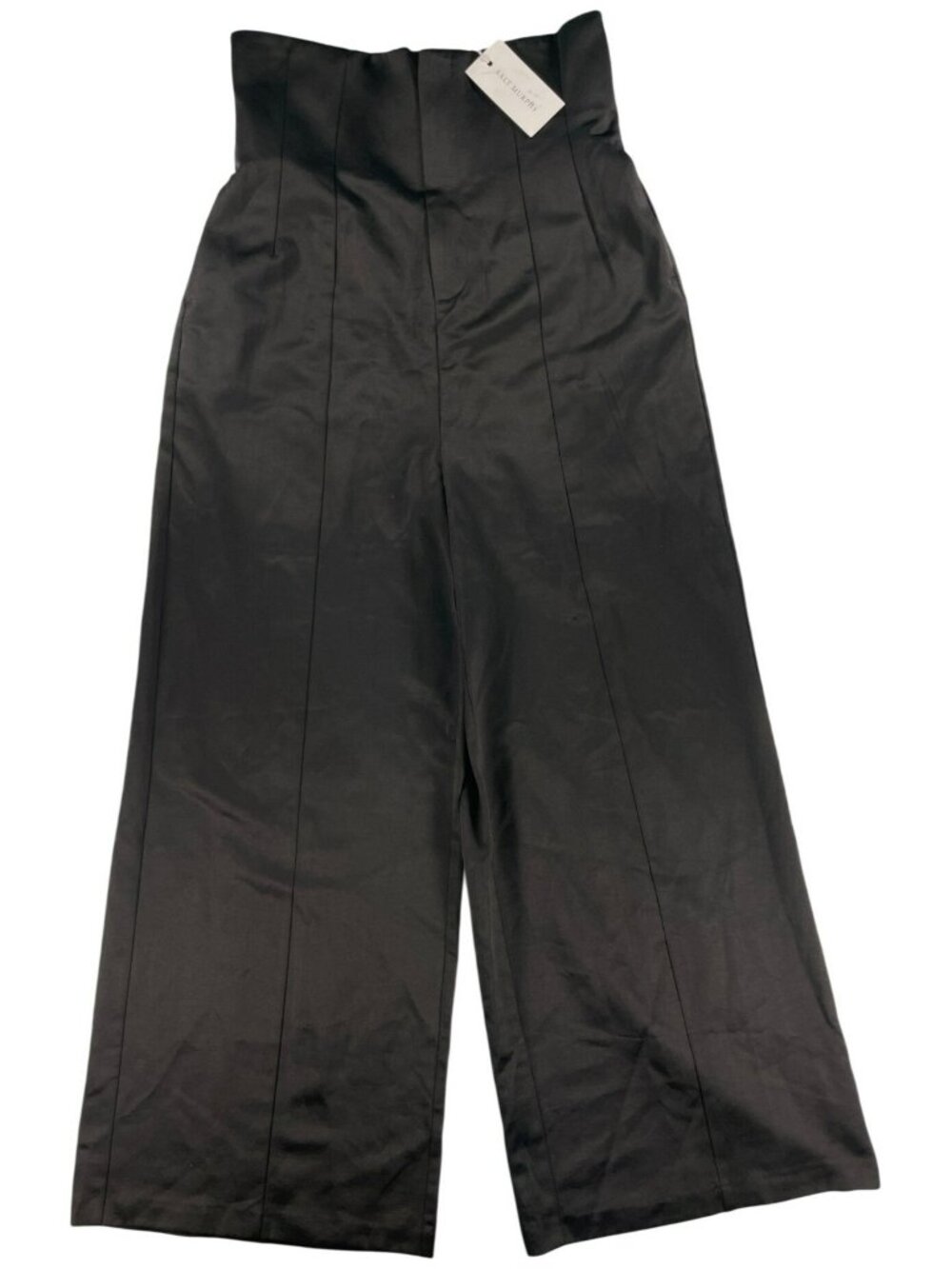 Salt Murphy High-Waisted Black Wide-Leg Designer Pants Men's Size 34 NEW